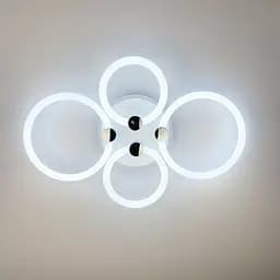 LED люстра з кільцями, що розсіює світло на 360° Line.F A 2838/2+2 RGB LED - мініатюра 5