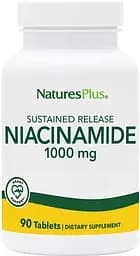 Вітаміни та мінерали Natures Plus Niacinamide 1000 mg, 90 таблеток