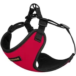 Шлея для собак мелких пород Bronzedog Sport XS 14х12х2 см красная