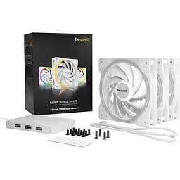 Вентилятор be quiet! Light Wings 120mm PWM High-Speed 3-Pack White (BL101) - мініатюра 5