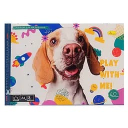 Альбом для малювання Апельсин АП-0305-5, 40 аркушів, скоба з перфорацією