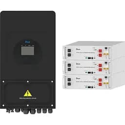 Система зберігання енергії Deye SUN-5K-SG03 Black 5kW + 3 АКБ SE-G5.1 Pro-B 15.3Wh (51.2V/100Ah/5120Wh) [159043]