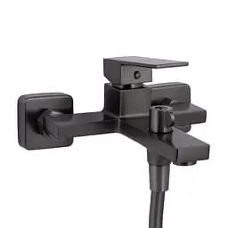 Змішувач для ванни Qtap Gemini (з душовим гарнітуром) QTGEM259GMB45684 Gunmetal Black PVD - мініатюра 3