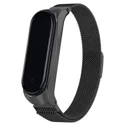 Ремінець Milanese Loop Design для Xiaomi Mi Band 7 Black