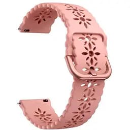 Ремінець для Samsung Galaxy Watch 5 40mm - рожевий ширина кріплення 20мм силікон Watchbands Flower (W14-2WB66259522)