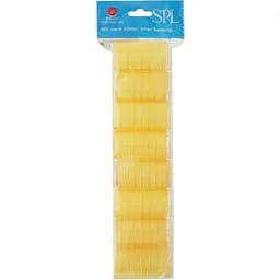 Бигуди-липучки SPL 31 мм желтые 8 шт. 