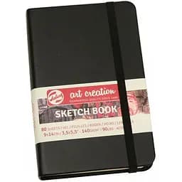 Блокнот для графіки Royal Talens Art Creation А6 (9х14см) 140г/м 80л чорний