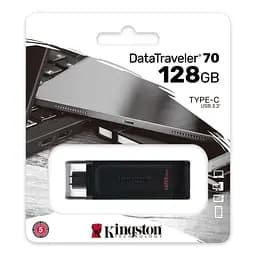 Накопичувач 128GB USB 3.2 Type-C Gen 1 DT70 Kingston teh0013404 - мініатюра 4
