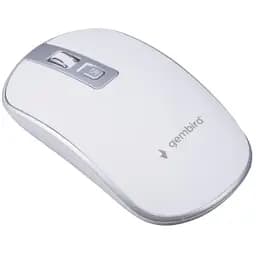 Комп'ютерна мишка бездротова Gembird White/Silver (MUSW-4B-06-WS)
