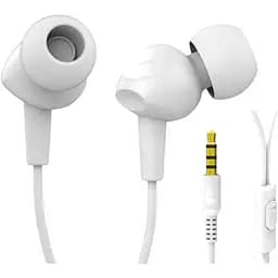 Навушники провідні JBL C100SI з мікрофоном білі