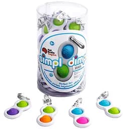 Сенсорний антистрес-брелок Fat Brain Toys Simpl Dimpl Кнопки 1 шт. колір в асортименті (F2111ML) - мініатюра 3