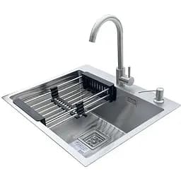 Комплект мийка + змішувач Romzha Arta Nova U-550 Max (A)