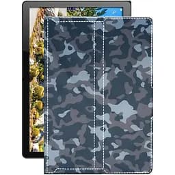 Чехол StatusCASE из экокожи для планшета Adronix MT104 Хаки-синий