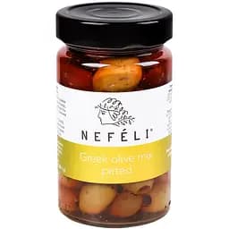 Оливки Nefeli Greek olive mix pitted микс без косточки 295 г
