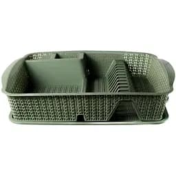 Сушилка для посуды Stars Plast 48х37.5х10 см серая (94143/сір)