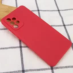Силіконовий чохол Candy Full Camera для Samsung Galaxy A72 4G / A72 5G Червоний / Camellia - мініатюра 2