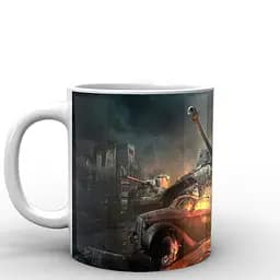 Кружка GeekLand World of Tanks постер WT.02.073 330 мл белая