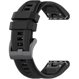 Ремінець DK CDK для Garmin MARQ Athlete (Gen 2) 22mm Silicone Sport Band Classic 2 шт. (015189) (black) - мініатюра 2