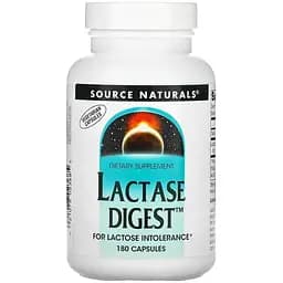 Натуральна добавка Source Naturals Lactase Digest 180 капсул