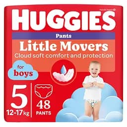 Подгузники-трусики для мальчиков Huggies Little Movers Pants 5 (12-17 кг) 48 шт.