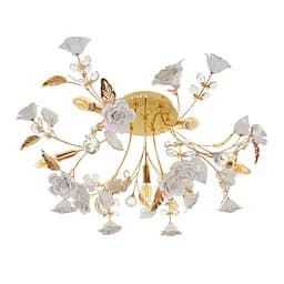 Люстра потолочная Brille флористика Е14 40W WH (BKL-529C/7)