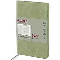 Щотижневик Axent 2027 Partner Soft Cloud 125x195 мм салатовий (8537-27-4-A)