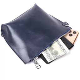 Жіноча шкіряна косметичка SHVIGEL 20х13.5х5 см acs0025802 - мініатюра 3