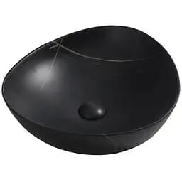 Умивальник накладний Mixxus Premium Wave-0104 marble 460x420x130 мм MP6534, Мармур