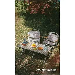 Складаний стіл Naturehike Star Jane T01 CNK2550JJ018, 119х60 см, вуглецева сталь, чорний - мініатюра 11