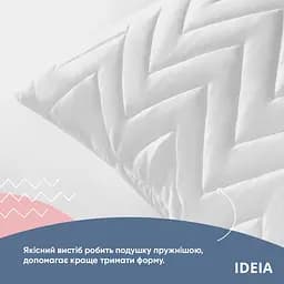 Подушка Idei  Nordic Comfort Ideia  антиалергенна 60х60 см біла (8000034961) - мініатюра 2