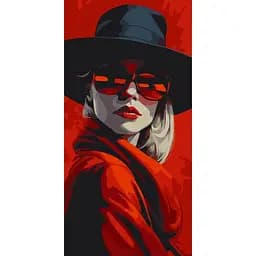 Картина за номерами ArtCraft Стильна леді 10020-AC 40х80 см