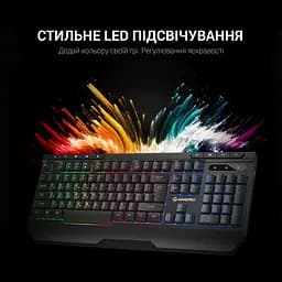 Клавіатура GamePro GK550 RGB USB Black (GK550) - мініатюра 8