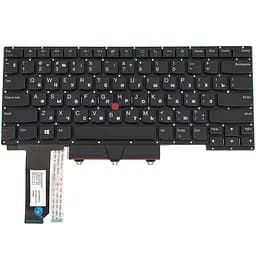 Клавіатура для ноутбука LENOVO (ThinkPad: E14 2Gen 2020) rus, black, без кадру - мініатюра 2