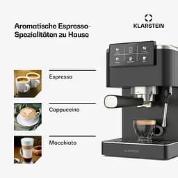 Кавоварка Klarstein SteelPresso Touch (10046502) - мініатюра 3