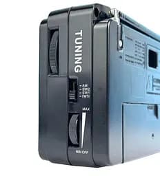 Радіоприймач Golon RX-A08AC червоний портативний FM AM SW з USB SD акумулятор - мініатюра 5