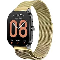 Ремінець 22 мм міланська петля BeWatch для Amazfit Pop 3S/3R Золотий (1020228.1)