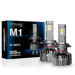 Комплект світлодіодних ламп Infolight M1 H7 55W - мініатюра 7