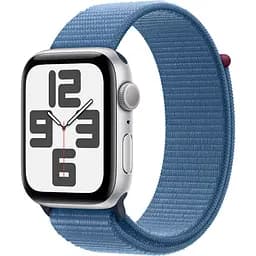 Смарт-годинник Apple Watch SE 2 GPS 44mm Silver Aluminium Case with Winter Blue Sport Loop (MREF3) [95093]