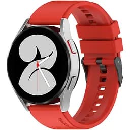 Ремінець для Zepp E - червоний ширина кріплення 20мм силікон Watchbands GT (W46-1WB33784144)