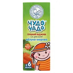 Сок Чудо-чадо Яблочно-морковный 200 мл