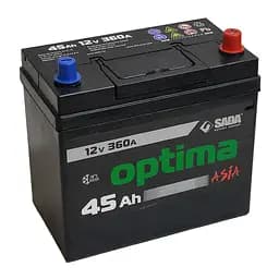 Автомобильный аккумулятор Optima Asia 6СТ-45 (-/+) Евро 12В 45Ач 360А