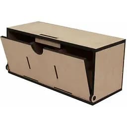 Органайзер для чая Rosa Talent 3 ячейки МДФ 26х11х11 см