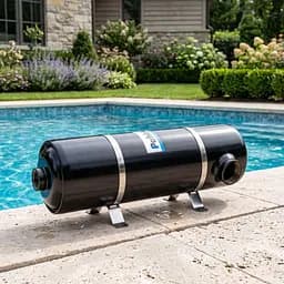 Теплообмінник для басейну Pahlen Maxi-Flo 120 кВт трубчастий з нержавіючої сталі - мініатюра 2