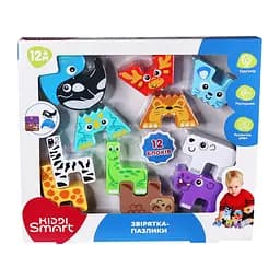 Обучающий игровой набор Kiddi Smart Зверюшки-пазлики (4562-KS)