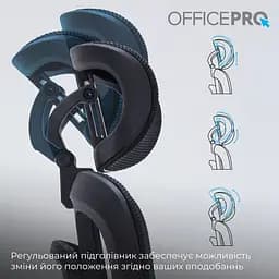 Крісло офісне OfficePro Black (OC680B) - мініатюра 9