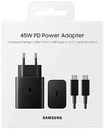 Сітчастий зарядний пристрій Samsung 45W Compact Power Adapter EP-T4511XBEGEU Black (6982747) - мініатюра 4