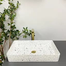 Умивальник VBI Triest mosaic glossy накладний VBI-012709, Цветной - мініатюра 3