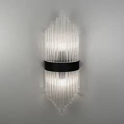 Настінний світильник з скляними паличками Coliseum Black 55х22 см Арт. WJ 881/2 S BK Line F