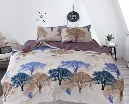 Комплект постільної білизни з компаньйоном TAG Tekstil R4534 Полуторний