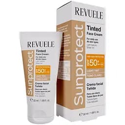 Тонирующий крем для лица Revuele Sunprotect тон Светлый c SPF 50, 50 мл